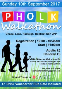 Pholk Walkathon Charity Walk Poster