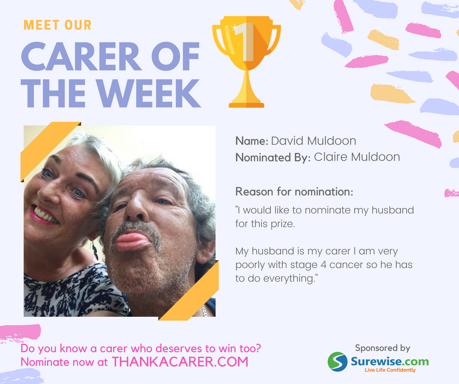 Our Winner's Stories: Thank a Carer